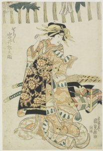 The Actor Iwai Matsunosuke as a Courtesan